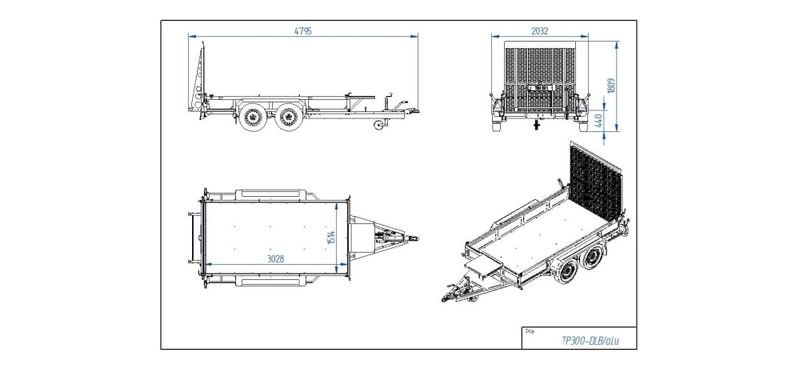 Tiki Maskinhenger TP300-DLB/AL