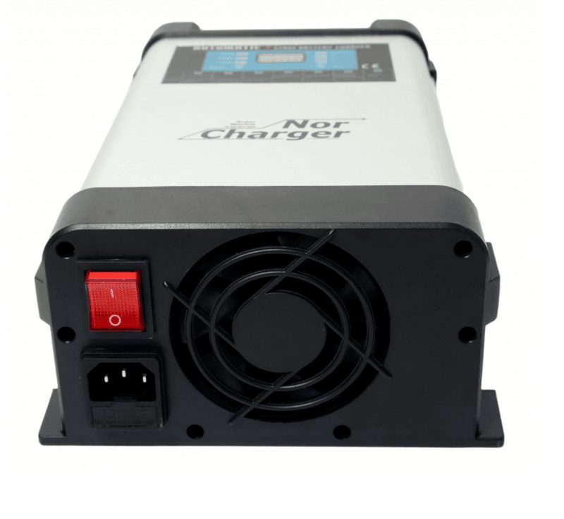 NOR CHARGER Pro Serie Elektronisk Batterilader 12V 60A - 2 Kanaler