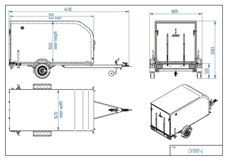 TIKI Skaphenger CV350-L Sandwich