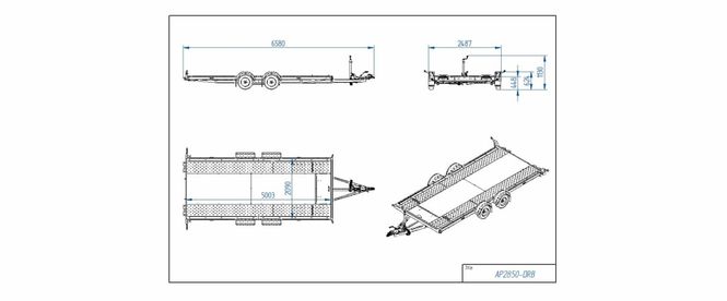 Hovedbilde Tiki Biltransporter AP2850-DRB
