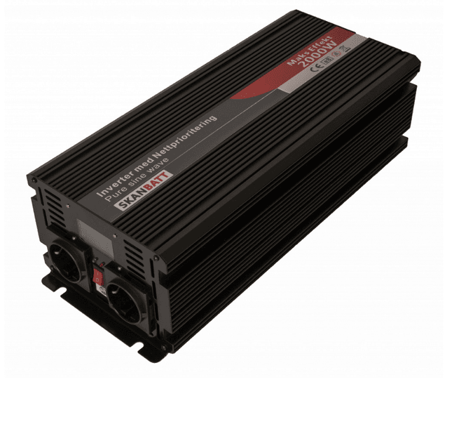 Hovedbilde SKANBATT Inverter 12V 2000W Ren Sinus med ...