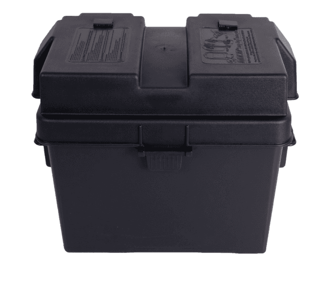 Hovedbilde  Batterikasse 280x200x215mm (innvendig) plast ...