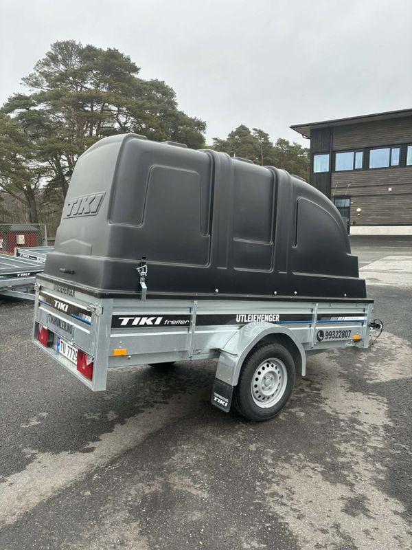 Tiki Utleiehenger CS265-R med tipp og plasttopp